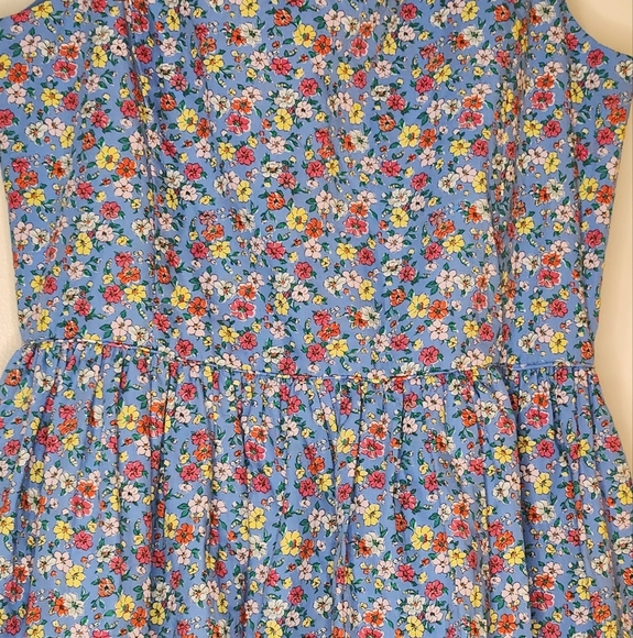 Polo by Ralph Lauren Blue and Purple Sleeveless Sundress - Picture 3 of 6